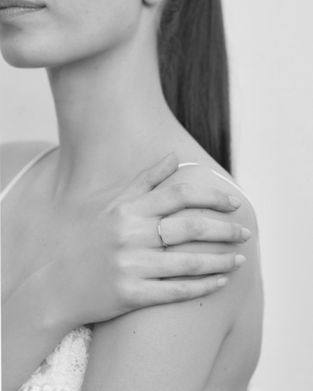 Ring met 5 diamanten in roségoud | LECARRE