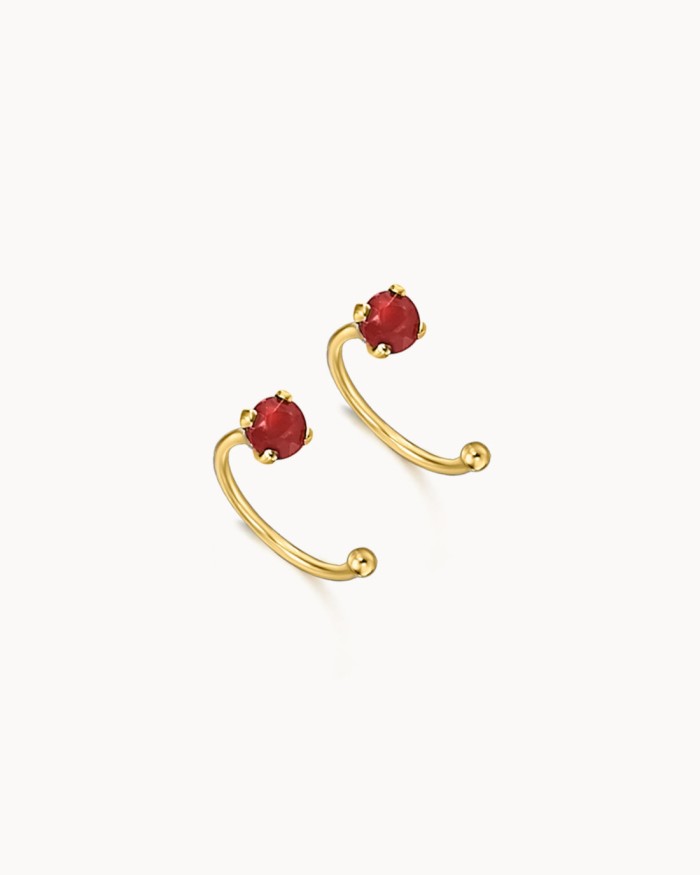 Earcuff Oro & Rubies | LECARRE