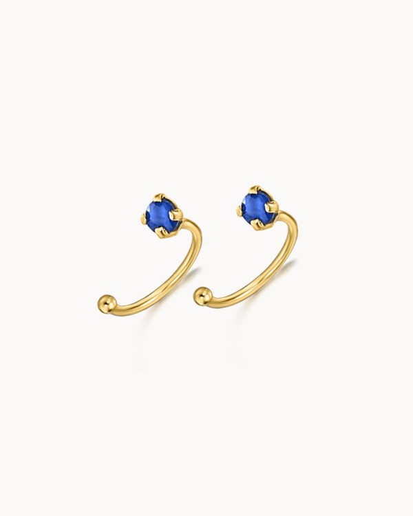Gold Earcuff & Sapphires | LECARRE