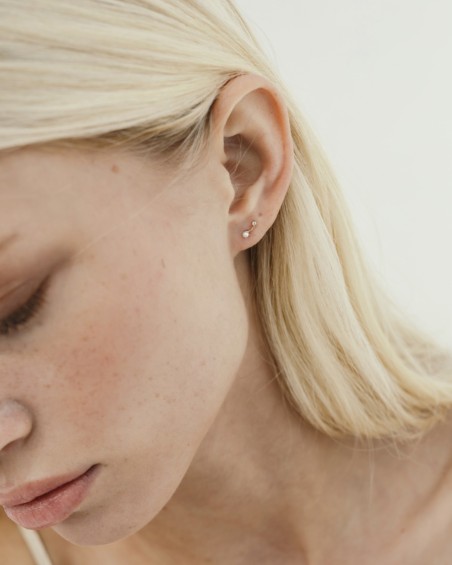 Mini Pearls & Diamonds Earrings | LECARRE