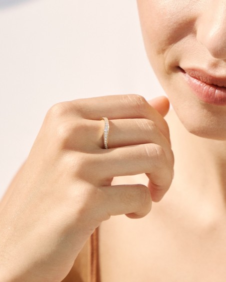 Anello Wave in oro e diamanti | LECARRE