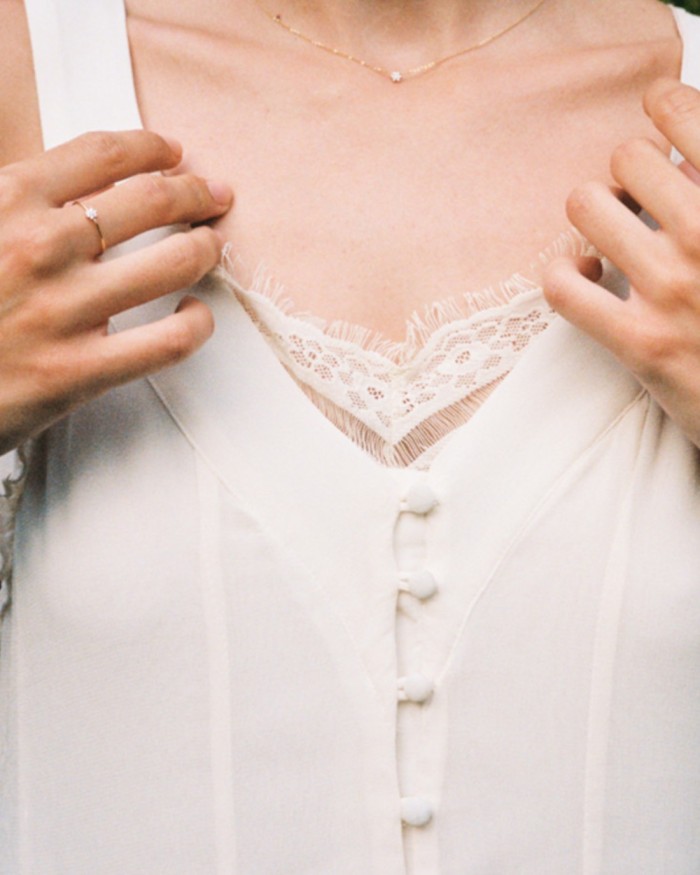 Guldring Mini Rosett Diamanter | LECARRE