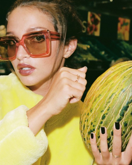 Bague Lio en or rose et diamants noirs | LECARRE