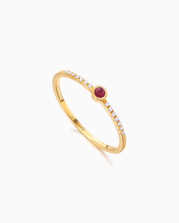 Anillo Wild Oro Rubies Diamantes | LECARRE