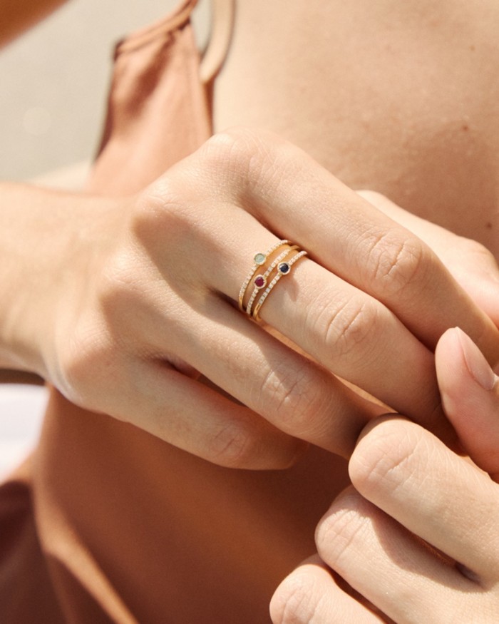 Wild Gold Rubies Diamonds Ring | LECARRE