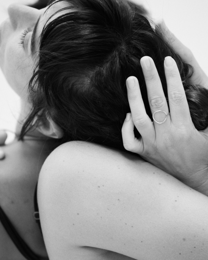 Ring med diamanter i roséguld | LECARRE