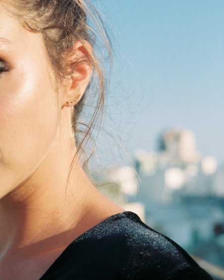 Earcuff Oro Diamantes Degradé | LECARRE