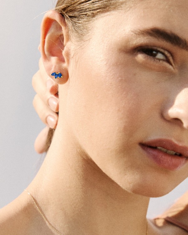 Orecchini Wild Earcuff Oro e Zaffiri | LECARRE 2