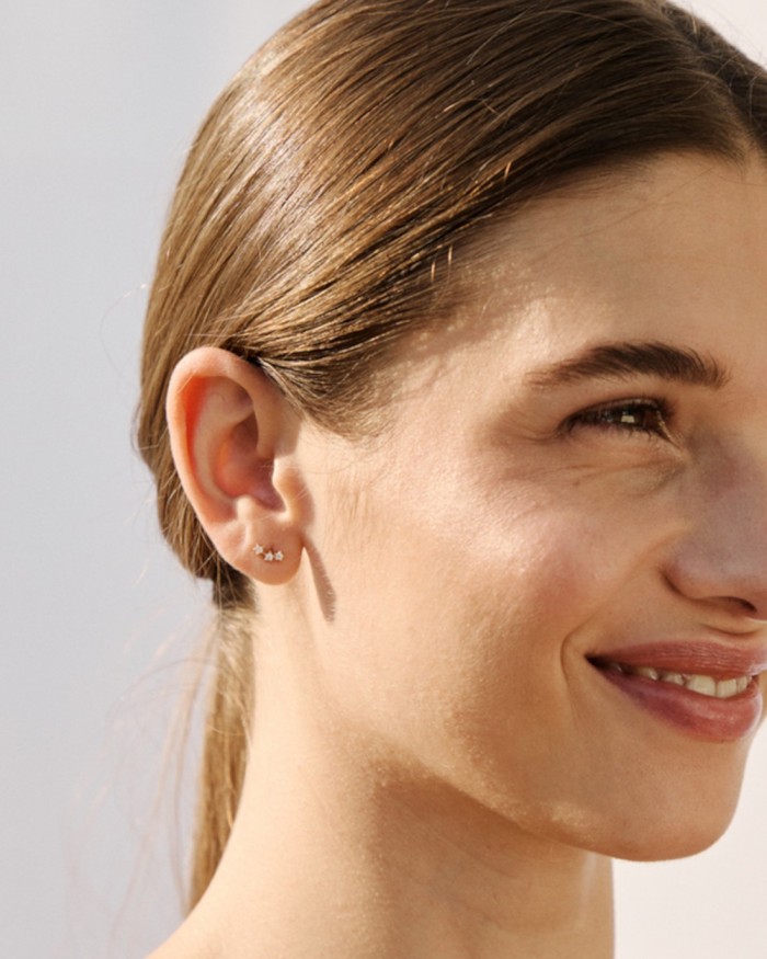 Earcuff Gold Stars Diamonds | LECARRE