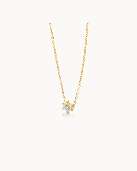 Mini-Rosette Gold und Diamanten | LECARRE