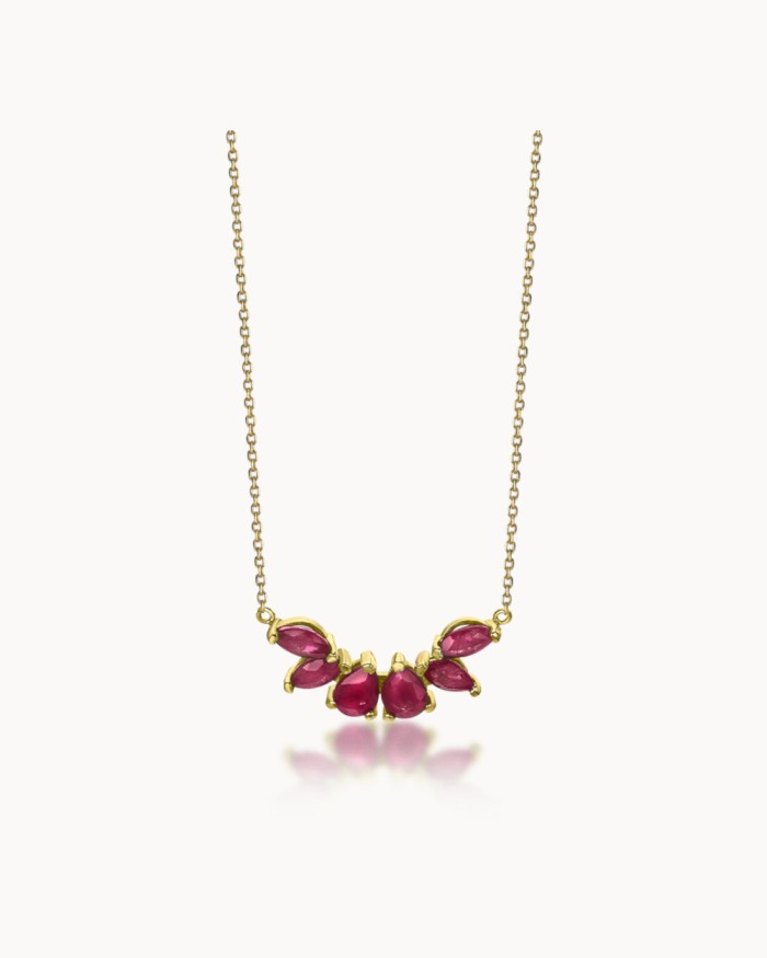 Colgante Wild Rubies Cadena Oro | LECARRE