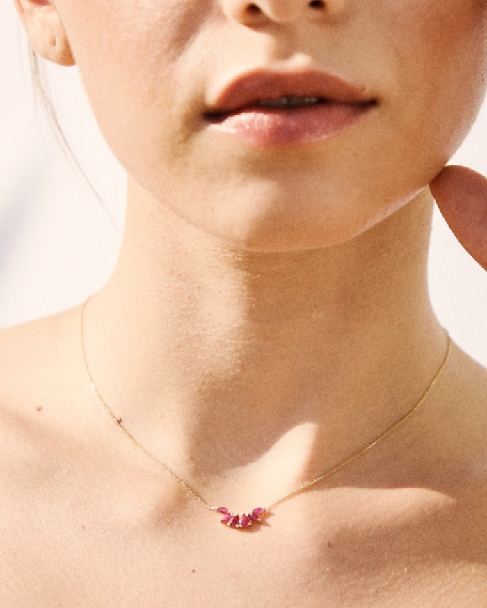 Pingente Wild Rubis com Corrente de Ouro | LECARRE